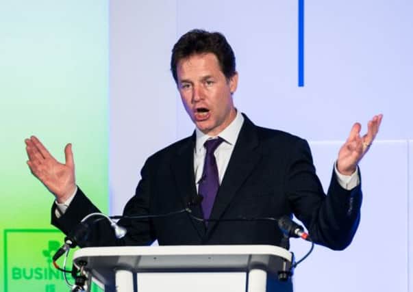 Deputy Prime Minister Nick Clegg. Picture: Ian Georgeson