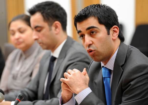 Humza Yousaf MSP has urged people to donate to the Gaza fund.    Picture: Ian Rutherford
