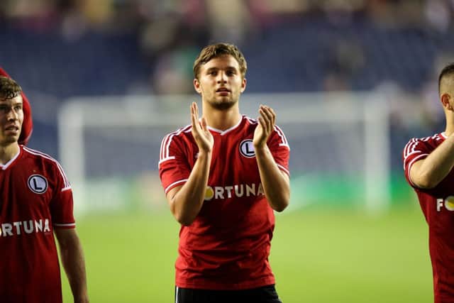 Legia substitute Bartosz Bereszynski. Picture: Robert Perry