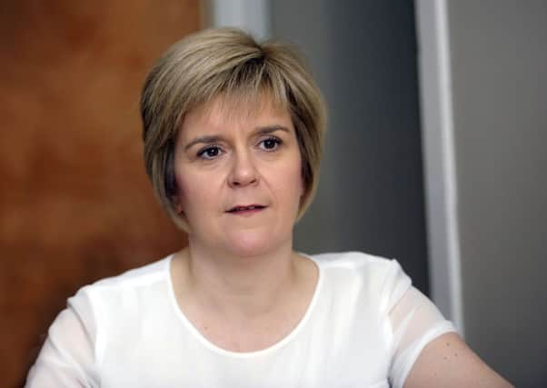 Nicola Sturgeon has insisted a Yes vote would help bring the need for food banks to an end. Picture: John Devlin