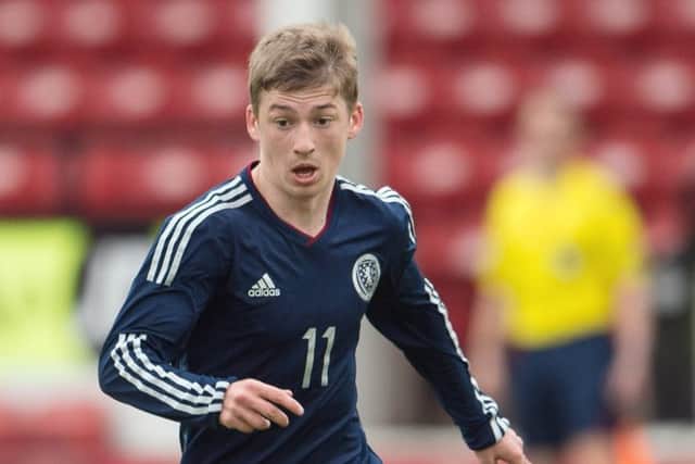 Ryan Gauld in action for Scotland U19. Picture: SNS