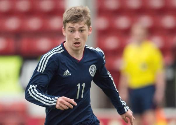 Ryan Gauld in action for Scotland U19. Picture: SNS