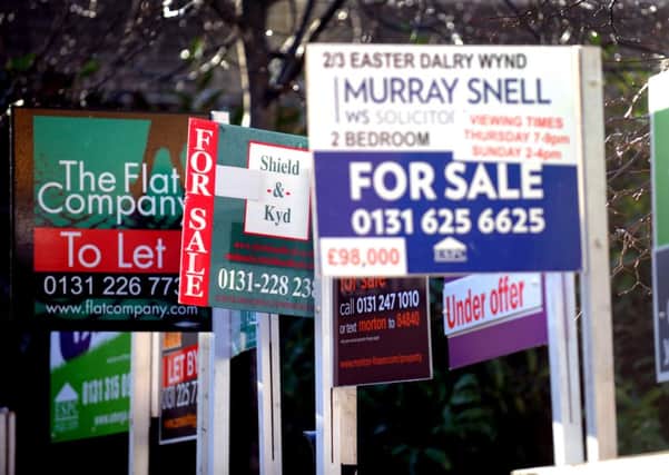 The average cost of a home in Scotland has risen by 5.7% since last year. Picture: Jane Barlow