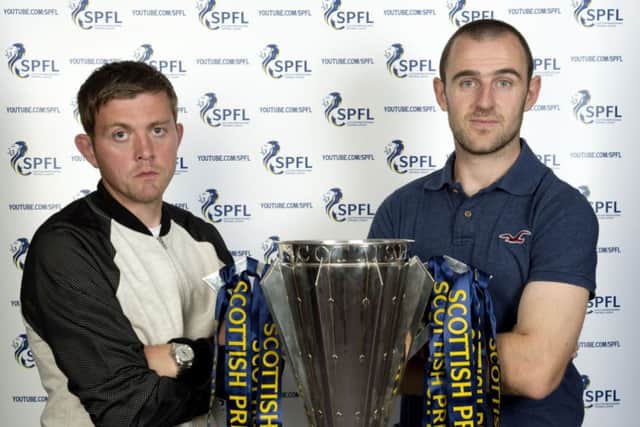 Richard Brittain, left: Positive signs. Picture: SNS