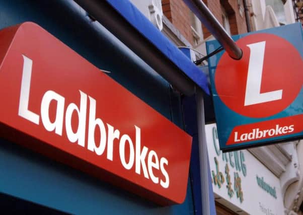 Ladbrokes: falling profits. Picture: PA