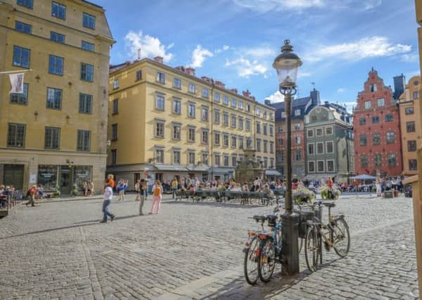 Stortorget Square in Stockholm. Nationalists desire to model an independent Scotland on countries such as Sweden are flawed as their favoured Nordic model was replaced by a more Thatcherite approach 25 years ago. Picture: Contributed