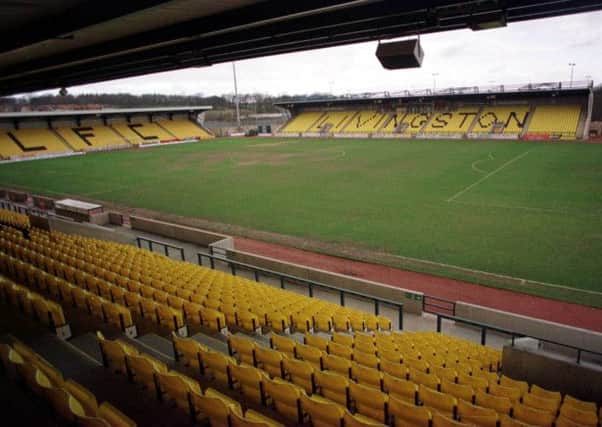 Almondvale, home ground of Livingston. Picture: SNS