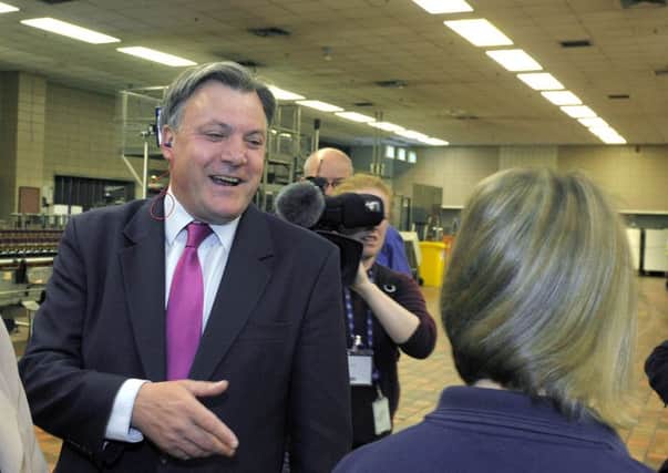Ed Balls says he would refuse to be chancellor if there is a currency union. Picture: John Devlin