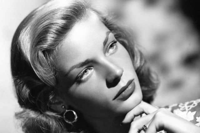 Screen icon Lauren Bacall, pictured during the 1940s. Picture: Getty