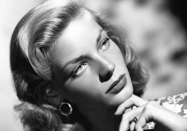 Screen icon Lauren Bacall, pictured during the 1940s. Picture: Getty
