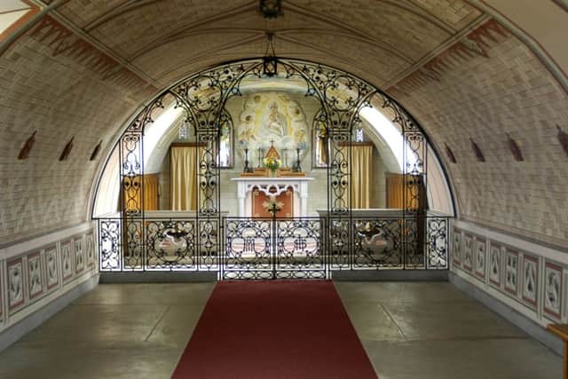 Famous Italian Chapel in Orkney made out of a WW2 Nissen hut