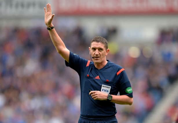 Craig Thomson took charge of Rangers v Hearts at Ibrox on Sunday. Picture: SNS