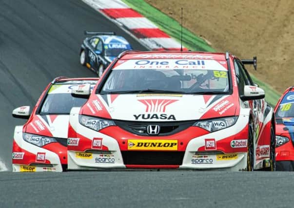 Local hero Gordon Shedden aims to close the gap at the top of the BTCC leaderboard at Knockhill next weekend. Picture: Dennis Goodwin/Network Images