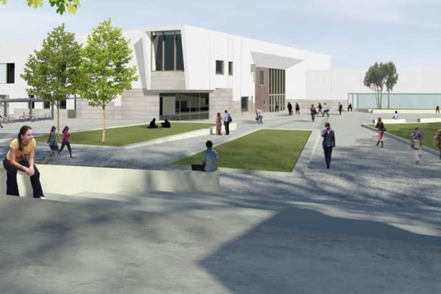 An artist's impression of the new Portobello
High School. Picture: Contributed