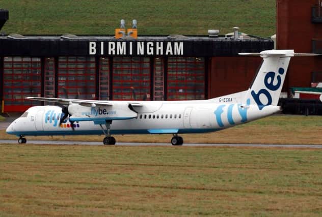 A Flybe Dash 8 aircraft, similar to the one involved. Picture: PA