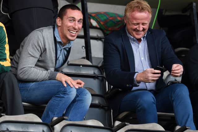 Scott Brown with the perfect 'troll face' impression. Picture: SNS