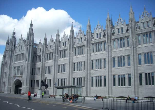 Marsichall College in Aberdeen, the second-largest granite building in the world. Picture: Wikimedia/CC