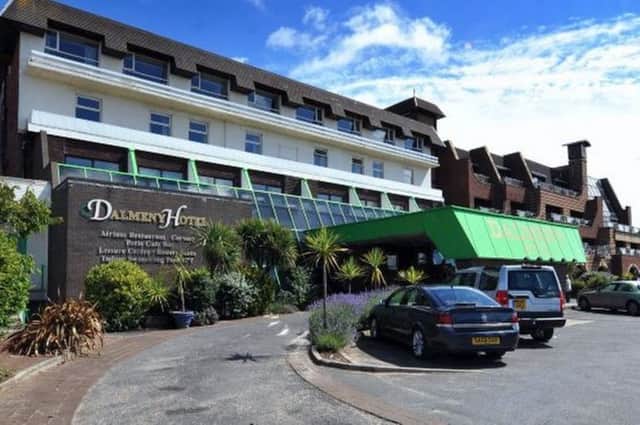The incident occurred at the Dalmeny Hotel near Blackpool