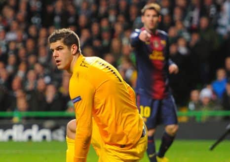 The former Celtic keeper was sold to Southampton for 10 milion pounds. Picture: Robert Perry