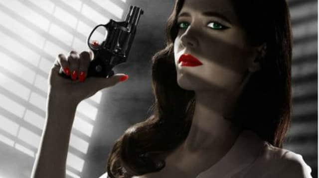 Eva Green in the poster for Sin City 2 which US censors deemed too raunchy