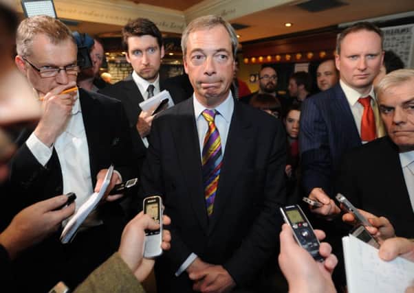 Ukip leader Nigel Farage. Picture: Jane Barlow