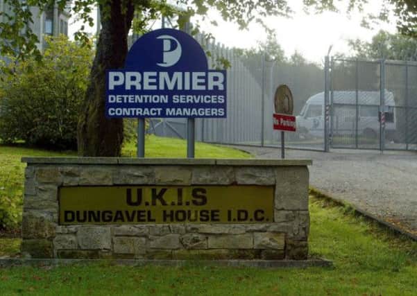 Dungavel Immigration Removal Centre, just outside the small village of Strathaven in Scotland, where the woman is held. Picture: PA