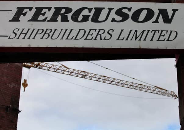 Ferguson Shipbuilders, was the last working shipyard on the lower Clyde. Picture: hemedia