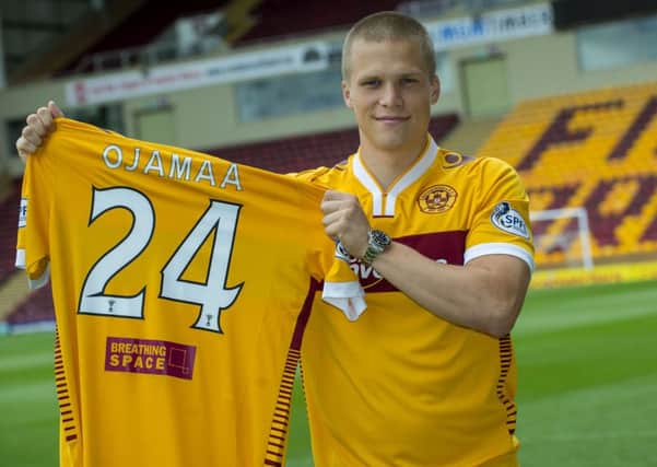 Delighted frontman Henrik Ojamaa has re-joined Motherwell on a six month loan deal. Picture: SNS