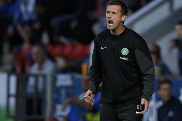 Celtic manager Ronny Deila has set his side ambitious targets. Picture: Reuters