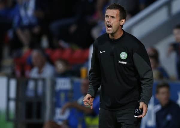 Celtic manager Ronny Deila has set his side ambitious targets. Picture: Reuters