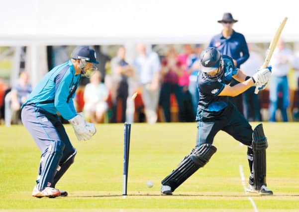 Injury-ravaged wicket keeper David Murphy is hopeful Saltires can improve after New Zealand A trouncing. Photograph: Donald Macleod