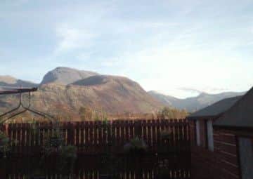 The view of Ben Nevis will be completely obscured for some residents once the construction of the school gym is completed. Picture: Lorna McCalman