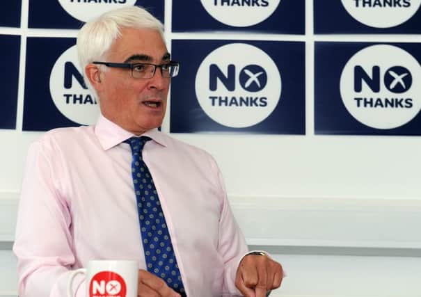 Better Together campaign leader Alistair Darling. Picture: Lisa Ferguson