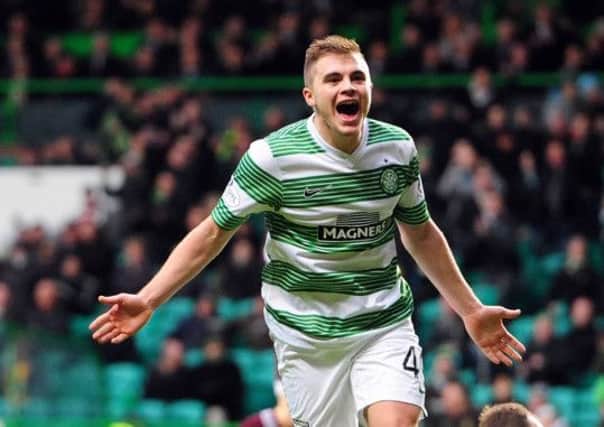 James Forrest could miss the Champions League play-off first leg. Picture: Ian Rutherford
