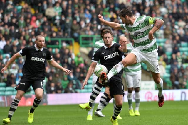 Charlie Mulgrew's ability on the ball has been a big part of Celtic's success. Picture: SNS