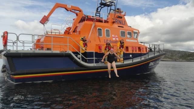 Colleen Blair will attempt her 25-27 mile swim from Stornoway to the mainland in chilly water temperatures to raise money for the RNLI
