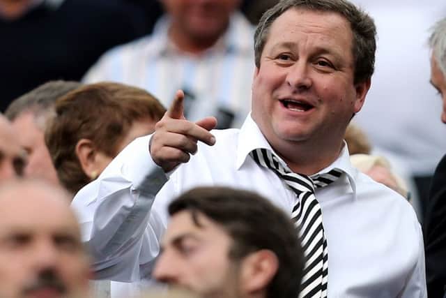 Newcastle United's owner Mike Ashley. Picture: AP
