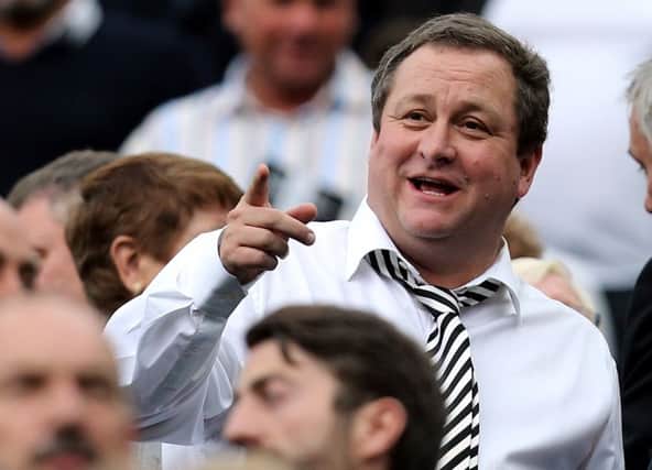 Newcastle United's owner Mike Ashley. Picture: AP