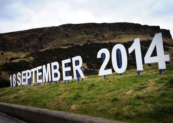 The new poll comes one month before the Scottish independence referendum. Picture: Jane Barlow