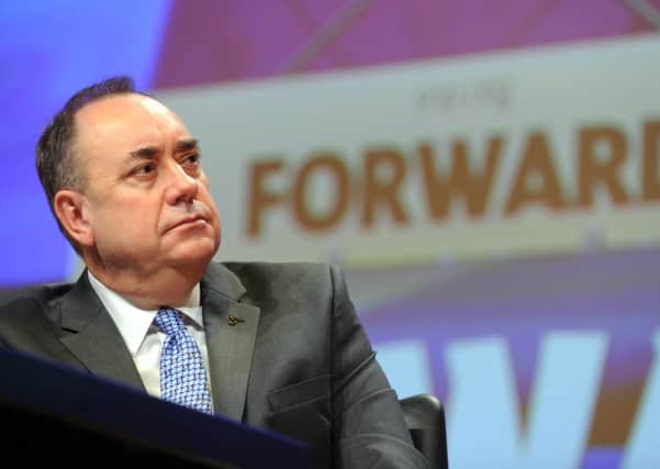 Alex Salmond has backed the sterilingisation of the pound on a transitional basis after independence. Picture: Jane Barlow