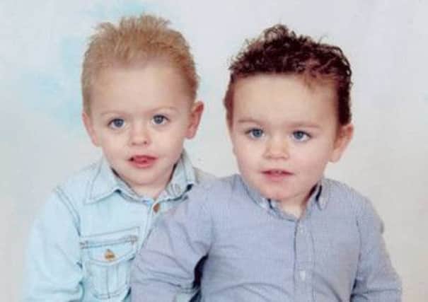 Police are appealing for information on the whereabouts of Willie Boy (3) and Tojo ONeill (2) formerly of Caldon Road, Irvine. Picture: Police handout