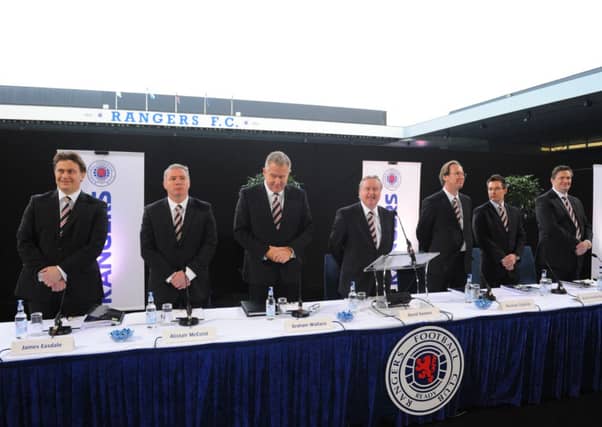 James Easdale, far left, and Sandy Easdale, far right, are positioning themselves to take over Ferguson shipyard. Picture: Robert Perry