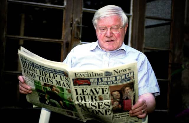 Bill Rae: Much admired journalist who served the Edinburgh Evening News and the city council with flair. Picture: Sean Bell