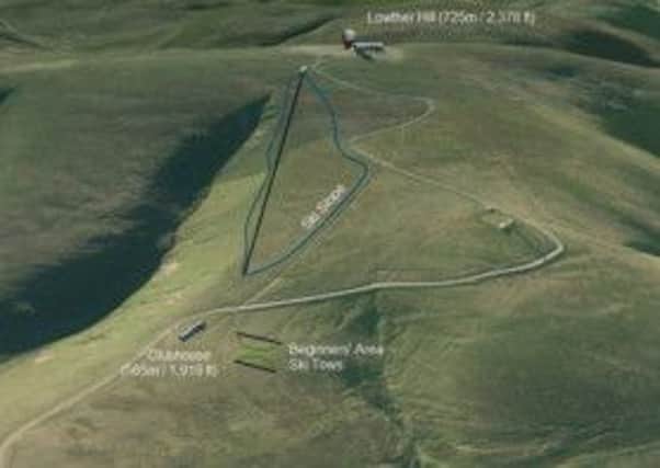 Piste Plans for Lowther Hills Ski Club. Picture: submitted