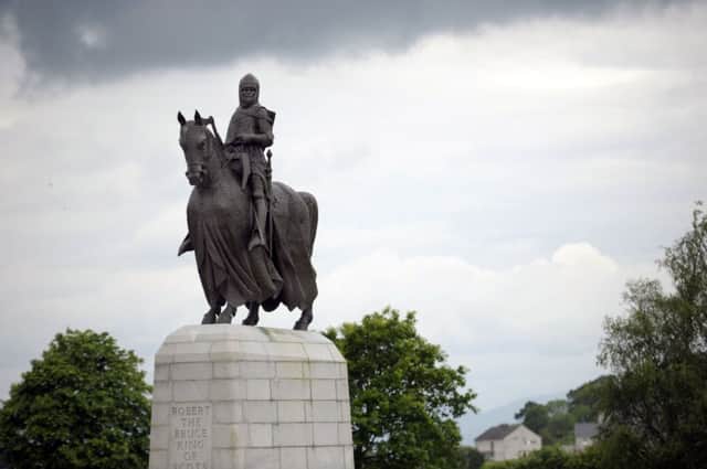 The Robert the Bruce statue in Bannockburn. Picture: John Devlin