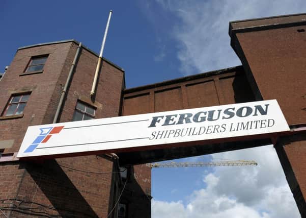 The Scottish Government has not ruled out purchasing the administration-hit Ferguson shipyard. Picture: John Devlin