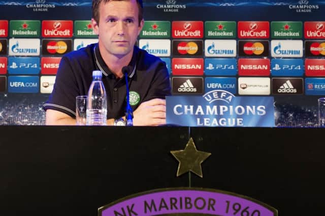 Ronny Deila says his players are determined to prove they are a Champions League side. Picture: SNS Group