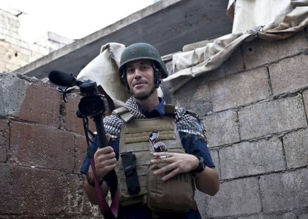 American journalist James Foley pictured while covering the civil war in Aleppo, Syria in November 2012. Picture: AP