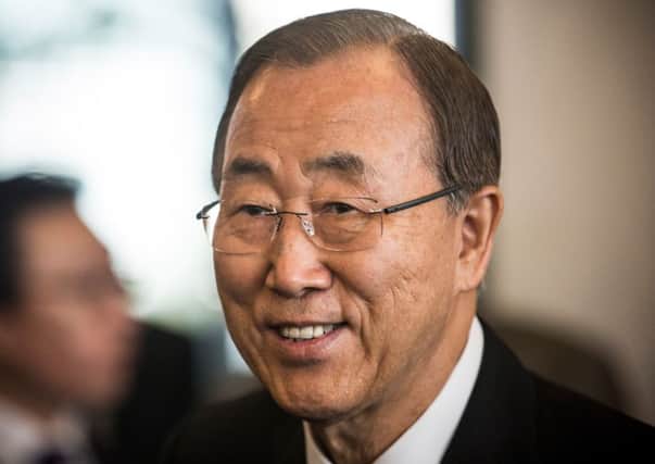 UN Secretary-General Ban Ki-Moon has encouraged the next generation to seize the future. Picture: Getty