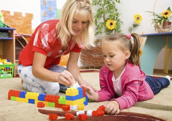 Most families will be better off under the new scheme: the saving of up to £2,000 per child compares favourably to the existing childcare vouchers scheme. Picture: Contributed
